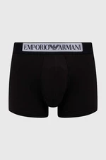 Boxerky Emporio Armani Underwear pánské, černá barva