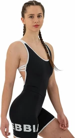 Nebbia Workout Jumpsuit 5" Hammies Black M Fitness nohavice