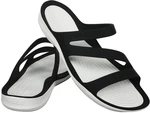 Crocs Women's Swiftwater Sandal Black/White 36-37