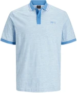 Jack&Jones Pánské polo triko JCOMELANGE Standard Fit 12252394 Pacific Coast S