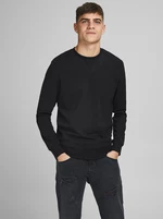 Černá basic mikina Jack & Jones - Pánské