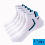 10Pieces=5Pair/lot Summer Cotton Man Short Socks Fashion Breathable Boat Socks Comfortable Casual Socks Male White Hot Sale