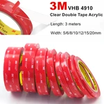 3M 4910 VHB Tape, high temperature transparent acrylic foam tape,1MM Thickness Double coated clear acrylic foam tape