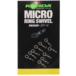 Korda obratlík s kroužkem Micro Ring Swivels medium 10ks