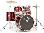 Tamburo T5S22 Red Sparkle Kit de batería