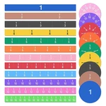 134Pcs Magnetic Fraction Tiles & Fraction Circles -Math Manipulatives For Preschool Elementary Classroom Educational Kit