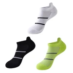 3 Pairs/Lot Men's Ankle Socks Short Breathable Sports Casual Towel Bottom Funny Happy Polyester Cotton Towel Bottom Sock