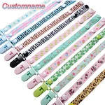 1Pcs Baby Pacifier Clips Newborn Soother Clips Chain Personalised Infant Present Personalized Accessories Buckle Anti-outs Clips