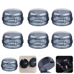 6 Pcs Switch Cover Sheer Button Gas Shield Protection Lock Baby Proof Stove Knob Home