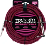 Ernie Ball P06062 Negru-Roșu 7,5 m Drept - Oblic