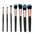 MIMO Makeup Brush Set Black 7 Pcs zestaw pędzli