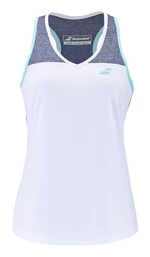 Dámské tílko Babolat  Play Tank Top Women White/Blue S