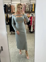 Grey pencil dress By o la la