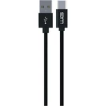 Kábel WG USB-C na USB,predĺžený konektor,3A,1m,čierna