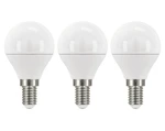 LED žárovka (3 ks) Classic mini globe, E14, 5 W, 470 lm