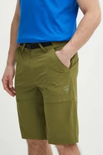 Turistické šortky Rossignol Active zelená farba, RLMMP28