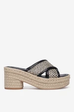 Pantofle NINE WEST WYL2734-1 Materiál/-Syntetický,Látka/-Látka