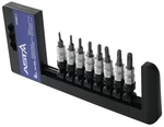 Zástrčné hlavice TORX s otvorem 1/4", TX8 - TX40, sada 8 ks - ASTA