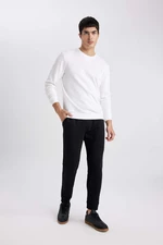 DEFACTO Slim Fit Rib Hem Sweatpants