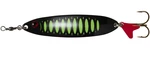 Dam třpytka effzett slim standard spoon uv fluo green black - délka 6,5 cm hmotnost 16 g