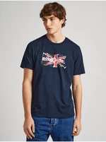 Navy blue men's T-shirt Pepe Jeans