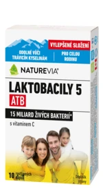 NATUREVIA Laktobacily 5 ATB 10 kapslí