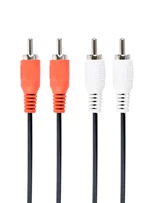 Kabel CABLEXPERT přípojný 2xcinch/2xcinch, 1,8m audio