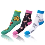 Bellinda 
CRAZY KIDS SOCKS 3x - Kids crazy socks 3 pairs - white - green - black