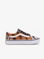 Vans Vans x Project Cat Comfycush Old Skool Tenisky dětské Bílá Hnědá