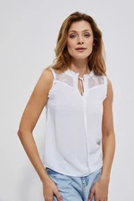 WOMEN'S SHIRT L-KO-3759 WHITE