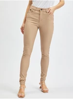 Orsay Beige Women Skinny Fit Pants - Women