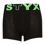 Dětské boxerky Styx sportovní guma černé