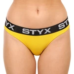 Dámské kalhotky Styx sportovní guma žluté