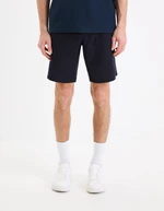 Men's Navy Blue Linen Shorts Celio Dolincobm 30