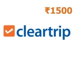 Cleartrip Flights & Hotels ₹1500 Gift Card IN