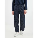 Navy blue men's cargo pants Diesel