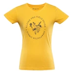 Alpine Pro Žlté dámske rýchloschnúce tričko ALPINE PRE NEGA