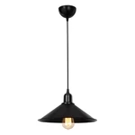 Czarna metalowa lampa sufitowa ø 30 cm – Squid Lighting