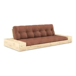 Ceglasta rozkładana sofa 244 cm Base – Karup Design