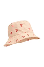 Dětský klobouk Liewood červená barva