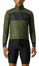 Castelli Unlimited Puffy Jacket Light Military Green/Dark Gray 3XL Jachetă