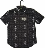 The Beatles Tricou polo Drum and Apples Black S