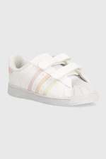 Dětské sneakers boty adidas Originals SUPERSTAR bílá barva