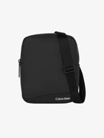 Black Men's Shoulder Bag Calvin Klein Rubberized Conv Reporter S