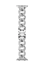 Řemínek pro apple watch Swarovski 5678671 SPARKLING CHAIN stříbrná barva