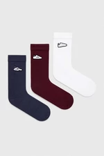 Ponožky adidas Originals 3-pack bílá barva, IT1526