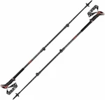 Leki Makalu Bright Red/Black/Dark Anthracite 110 - 145 cm Trekkingstöcke