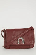 DEFACTO Women's Faux Leather Crossbody Bag