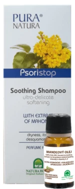 NATURA HOUSE Psoristop šampon s extraktem z mahónie  + Mandľový olej 10ml 250 ml