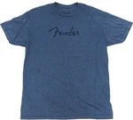 Fender T-shirt Distressed Logo Premium Indigo Black S